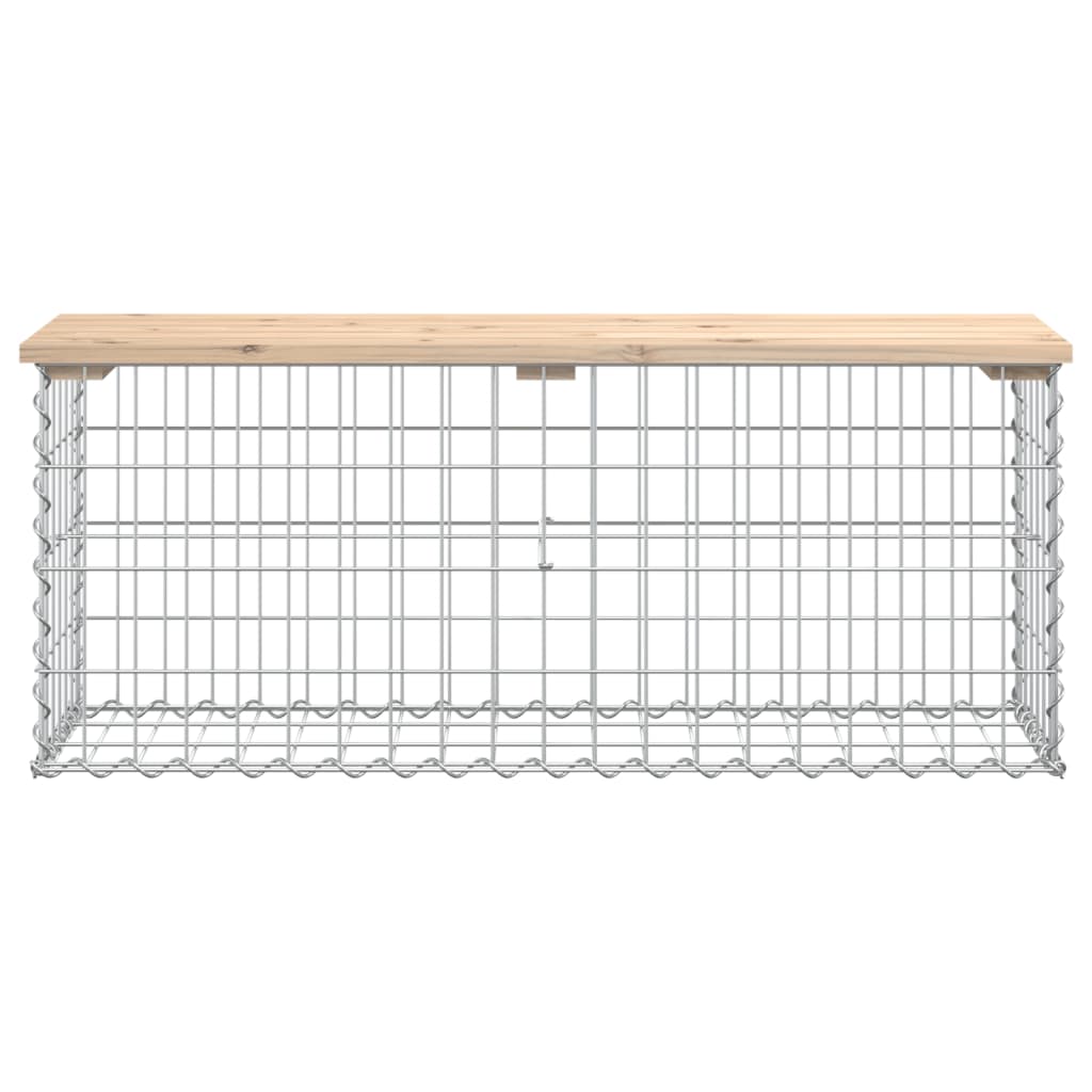 Tuinbank schanskorfontwerp 103x31,5x42 cm massief grenenhout