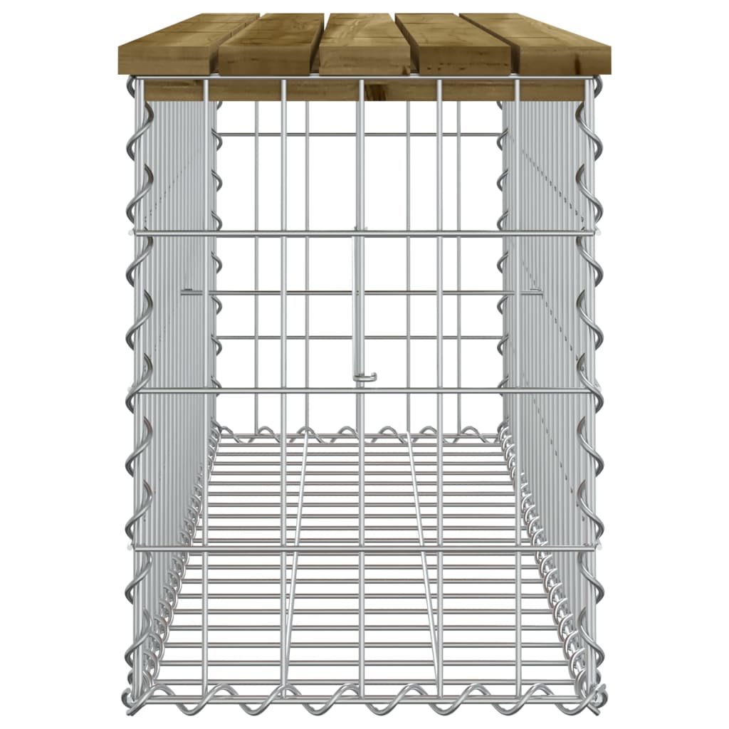 Tuinbank schanskorfontwerp 103x31,5x42 cm geïmpregneerd hout