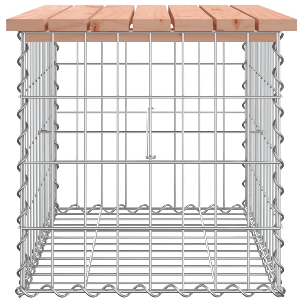 Tuinbank schanskorfontwerp 63x44x42 cm massief douglashout