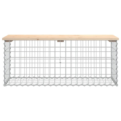 Tuinbank Schanskorfontwerp 103x44x42 cm massief grenenhout