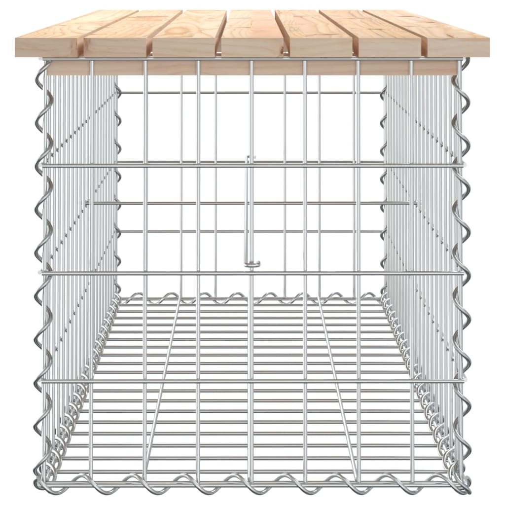 Tuinbank Schanskorfontwerp 103x44x42 cm massief grenenhout