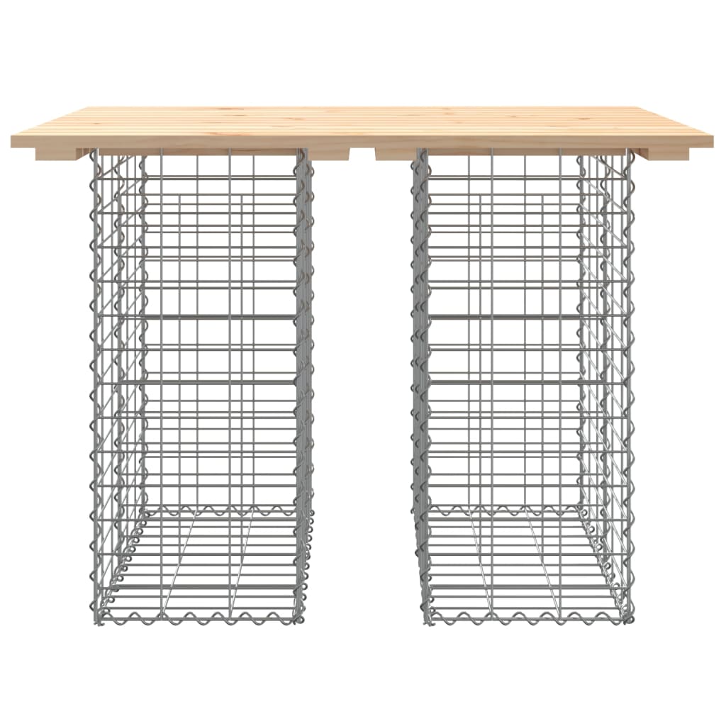 Tuinbank schanskorfontwerp 100x70x72 cm massief grenenhout