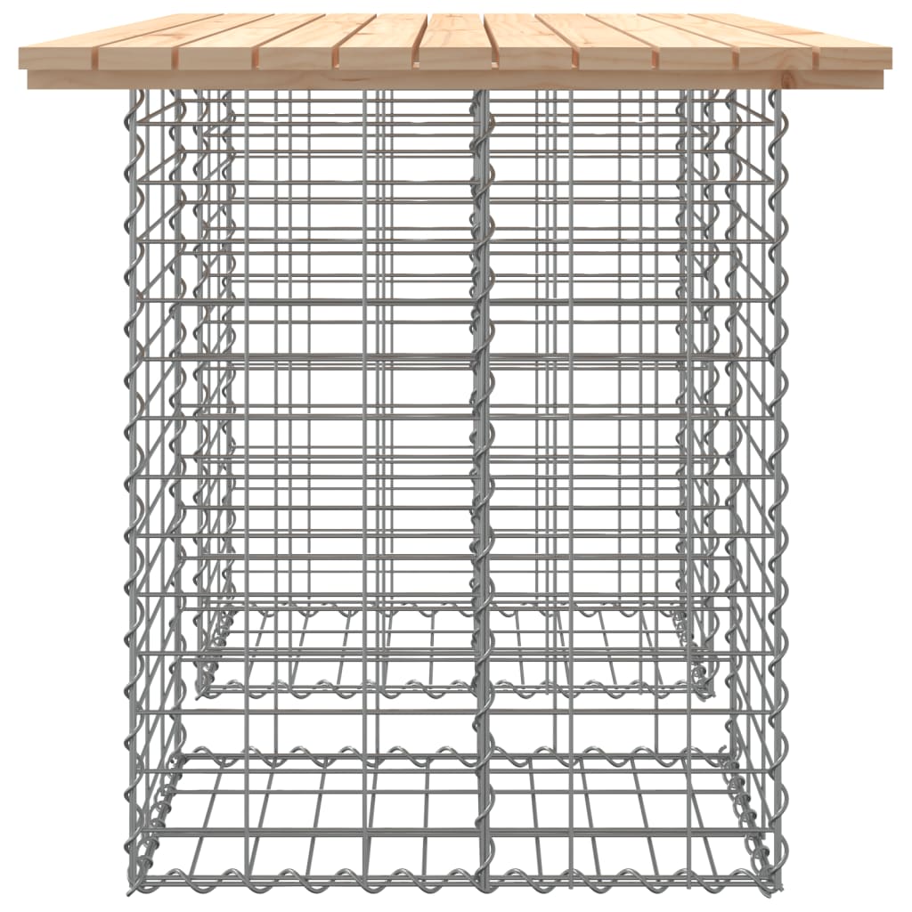 Tuinbank schanskorfontwerp 100x70x72 cm massief grenenhout