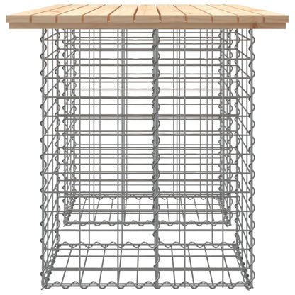 Tuinbank schanskorfontwerp 100x70x72 cm massief grenenhout