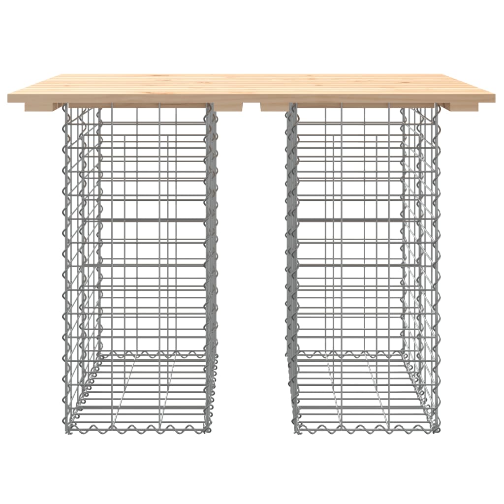 Tuinbank schanskorfontwerp 100x70x72 cm massief grenenhout