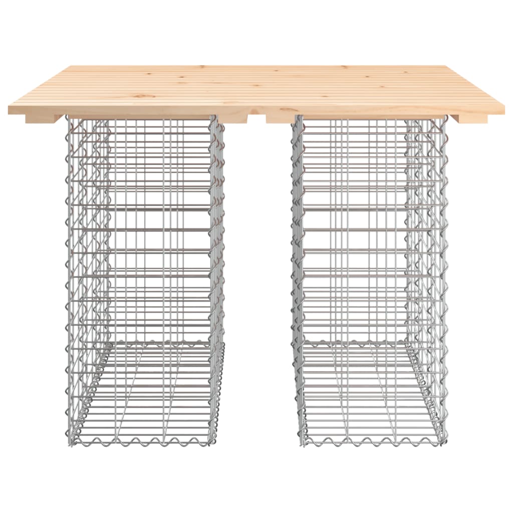 Tuinbank schanskorfontwerp 100x102x72 cm massief grenenhout