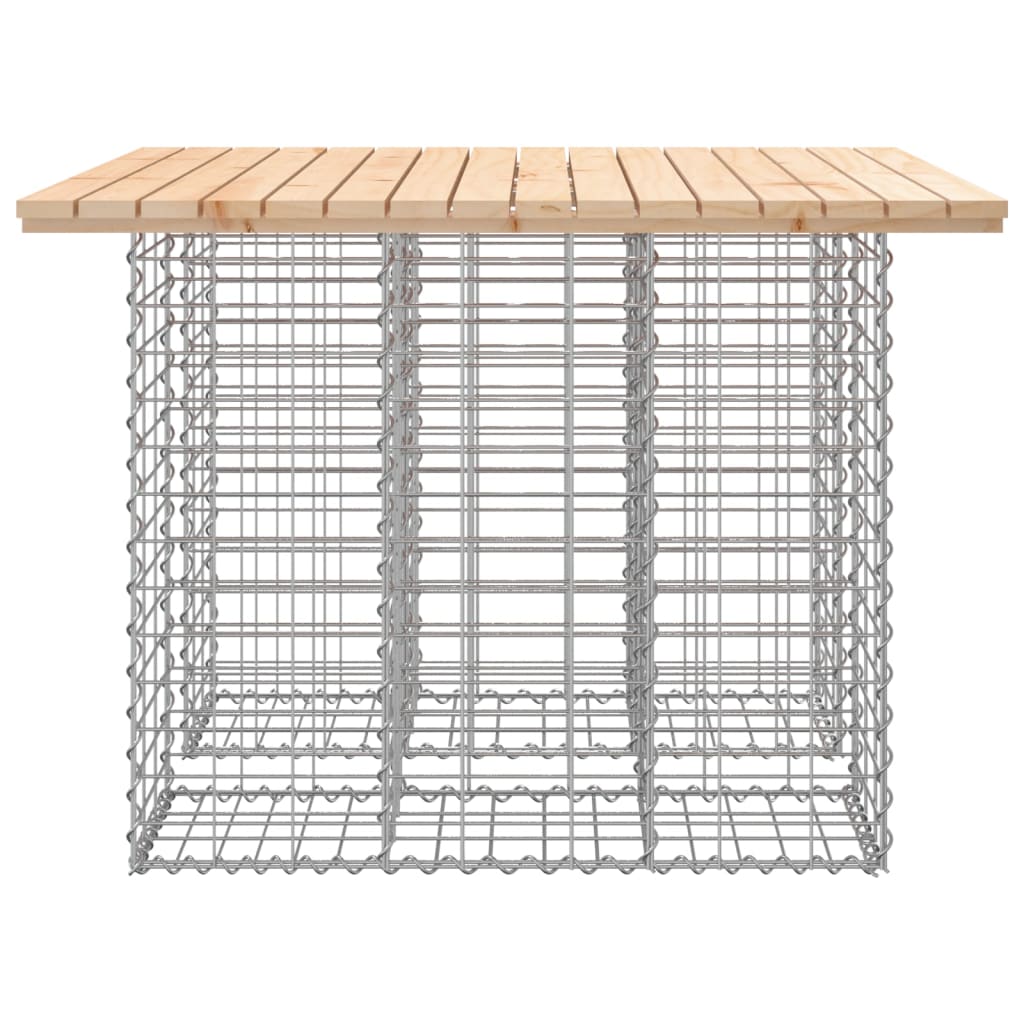 Tuinbank schanskorfontwerp 100x102x72 cm massief grenenhout