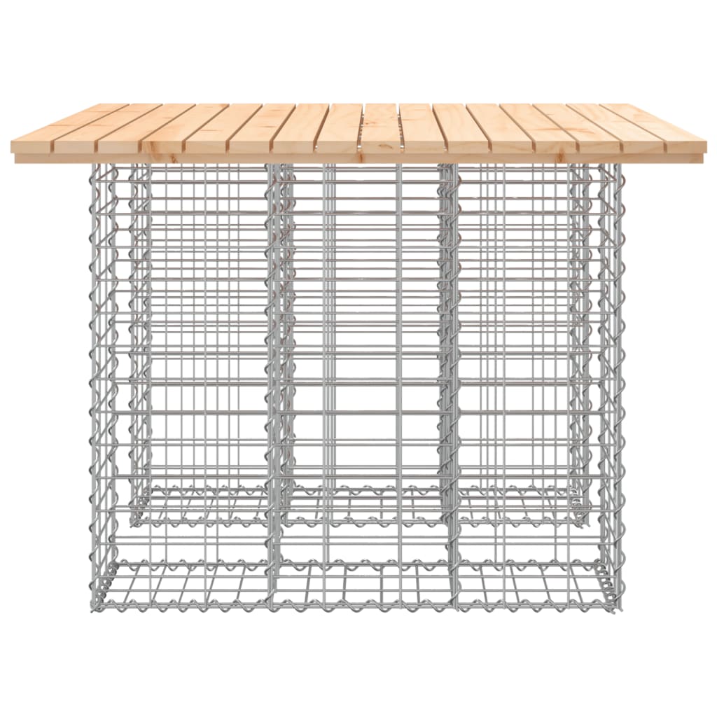 Tuinbank schanskorfontwerp 100x102x72 cm massief grenenhout