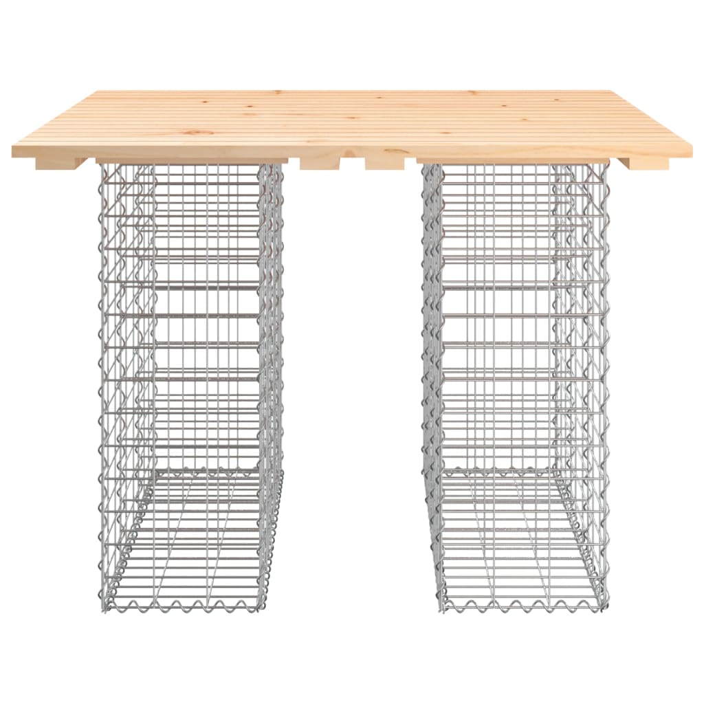 Tuinbank schanskorfontwerp 100x102x72 cm massief grenenhout