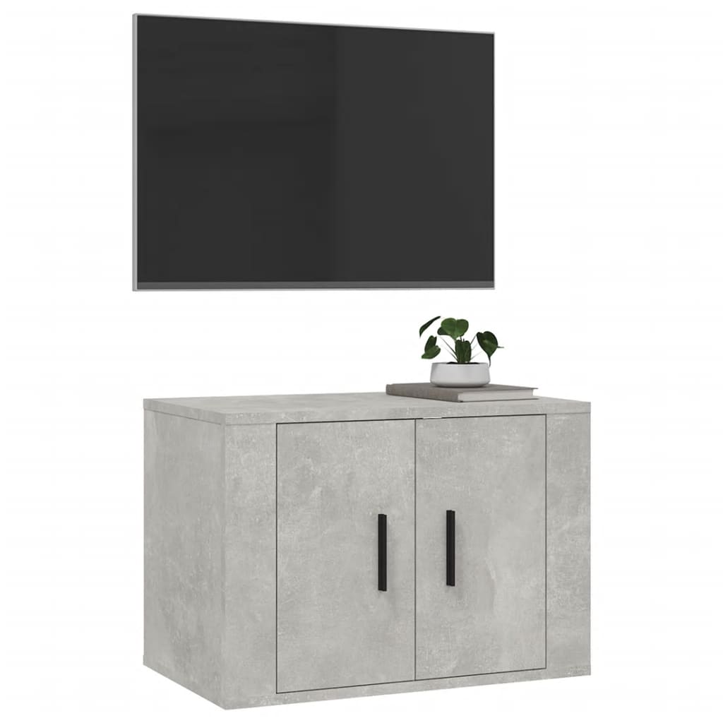 Tv-wandmeubel 57x34,5x40 cm betongrijs