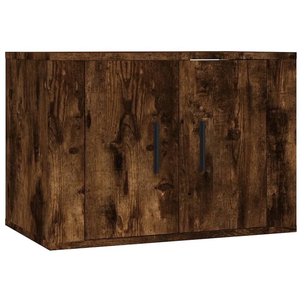 Tv-wandmeubel 57x34,5x40 cm gerookt eikenkleurig