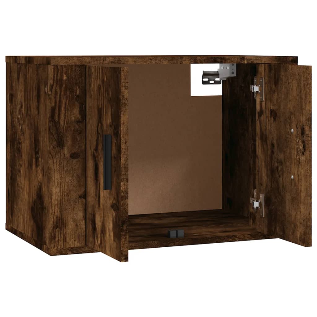 Tv-wandmeubel 57x34,5x40 cm gerookt eikenkleurig