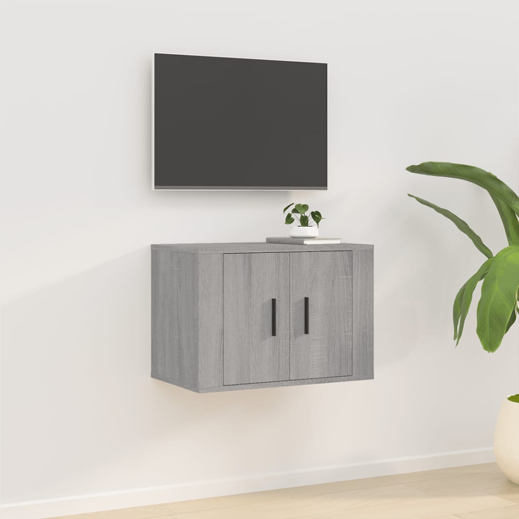 Tv-wandmeubel 57x34,5x40 cm grijs sonoma eikenkleurig