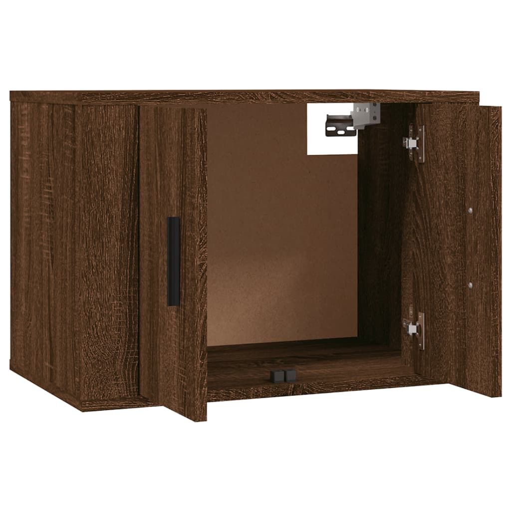 Tv-wandmeubel 57x34,5x40 cm bruin eikenkleur