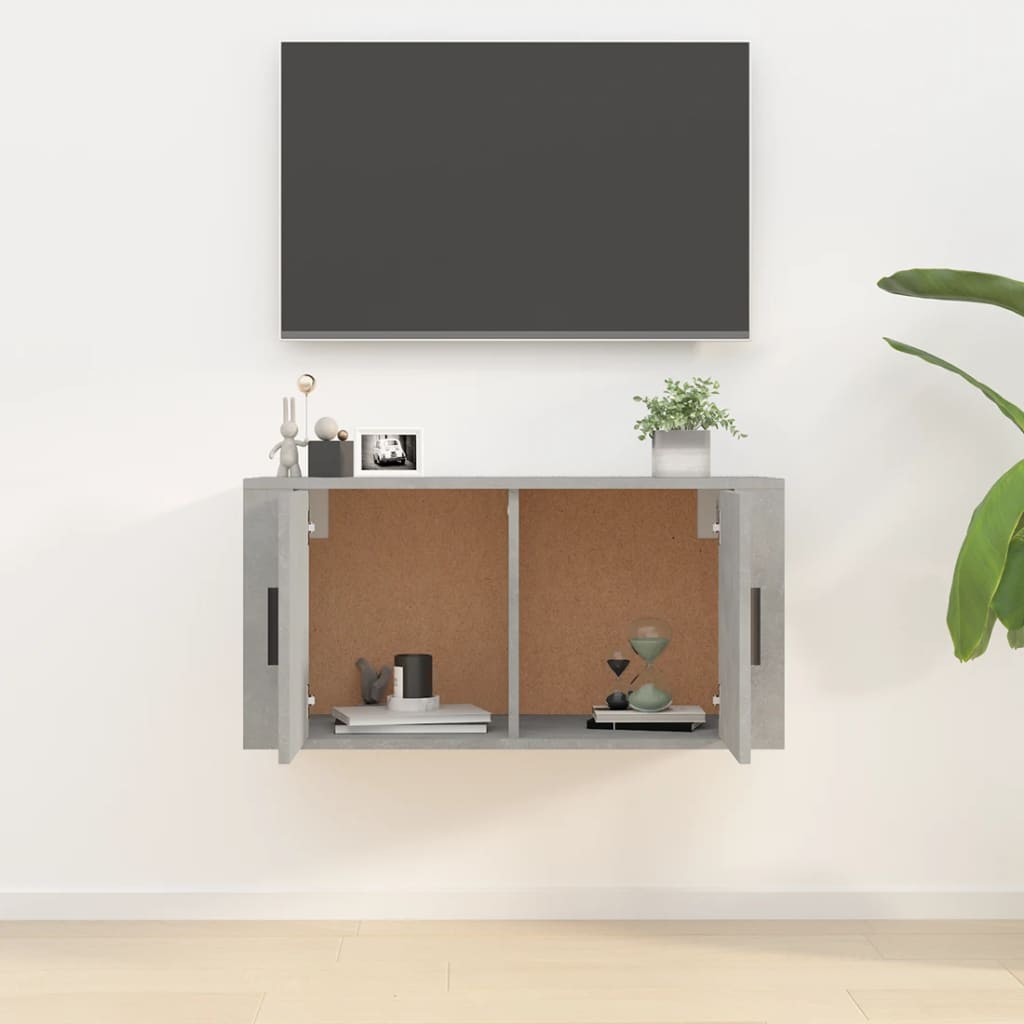 Tv-wandmeubel 80x34,5x40 cm betongrijs