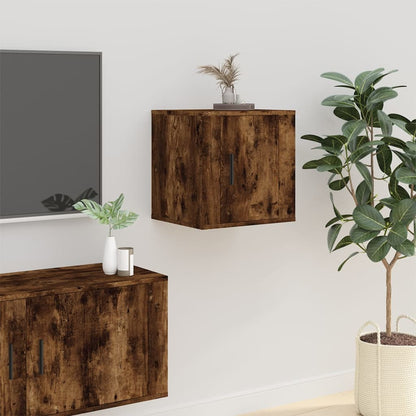 Tv-wandmeubel 40x34,5x40 cm gerookt eikenkleurig