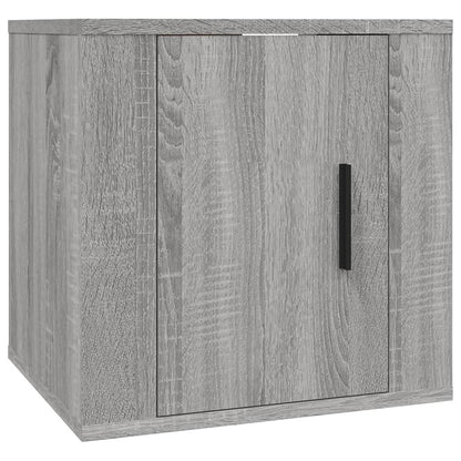 Tv-wandmeubel 40x34,5x40 cm grijs sonoma eikenkleurig