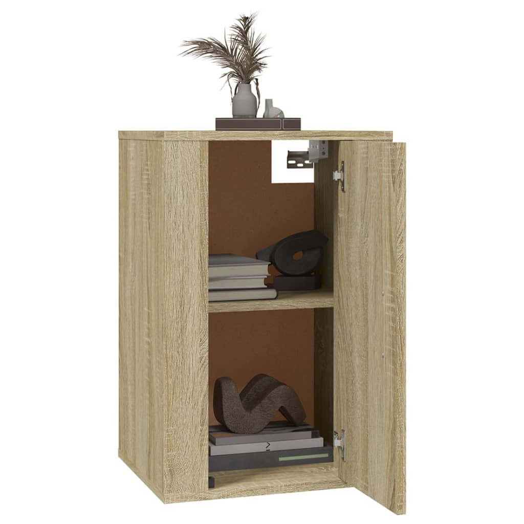 Tv-wandmeubels 2 st 40x34,5x60 cm sonoma eikenkleurig