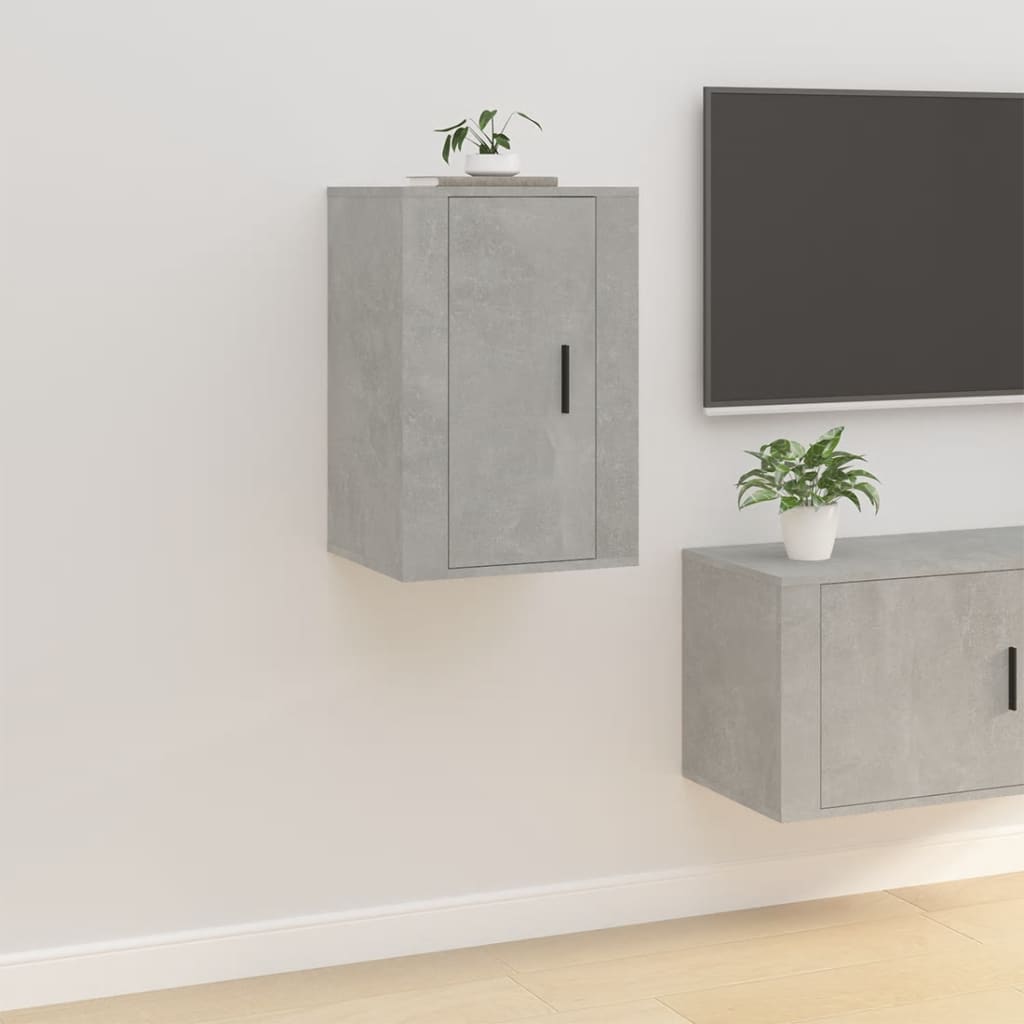 Tv-wandmeubel 40x34,5x60 cm betongrijs