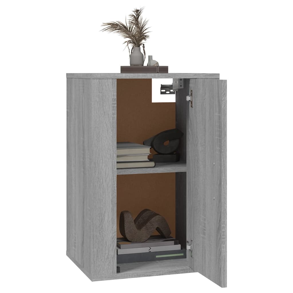 Tv-wandmeubel 40x34,5x60 cm grijs sonoma eikenkleurig