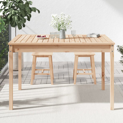 Tuintafel 121x82,5x76 cm massief grenenhout