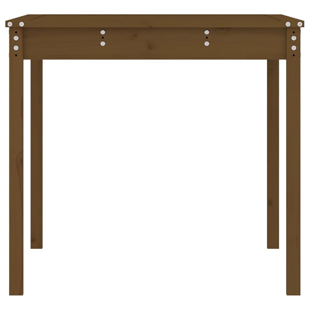 Tuintafel 121x82,5x76 cm massief grenenhout honingbruin