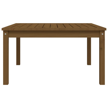 Tuintafel 82,5x82,5x45 cm massief grenenhout honingbruin