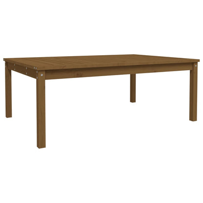 Tuintafel 121x82,5x45 cm massief grenenhout honingbruin