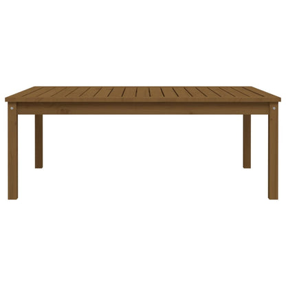 Tuintafel 121x82,5x45 cm massief grenenhout honingbruin