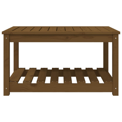 Tuintafel 82,5x50,5x45 cm massief grenenhout honingbruin