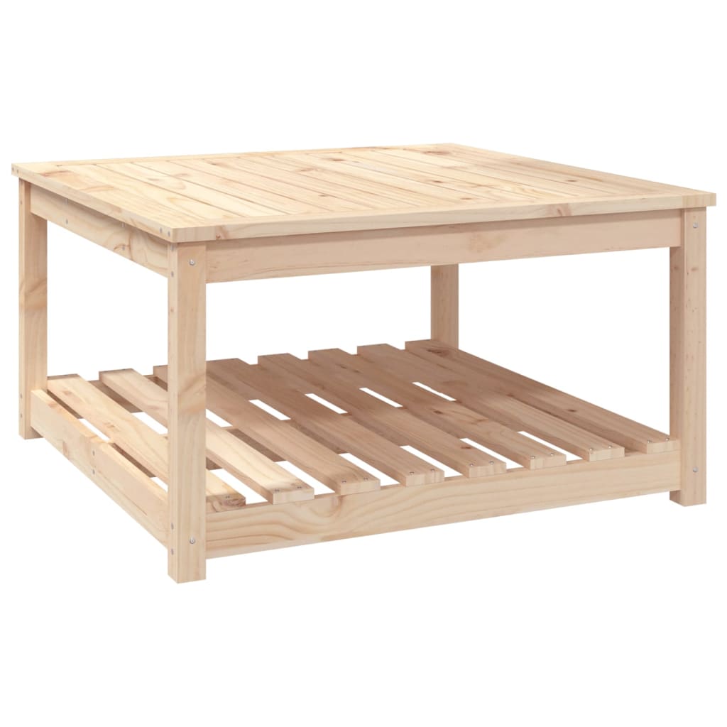 Tuintafel 82,5x82,5x45 cm massief grenenhout