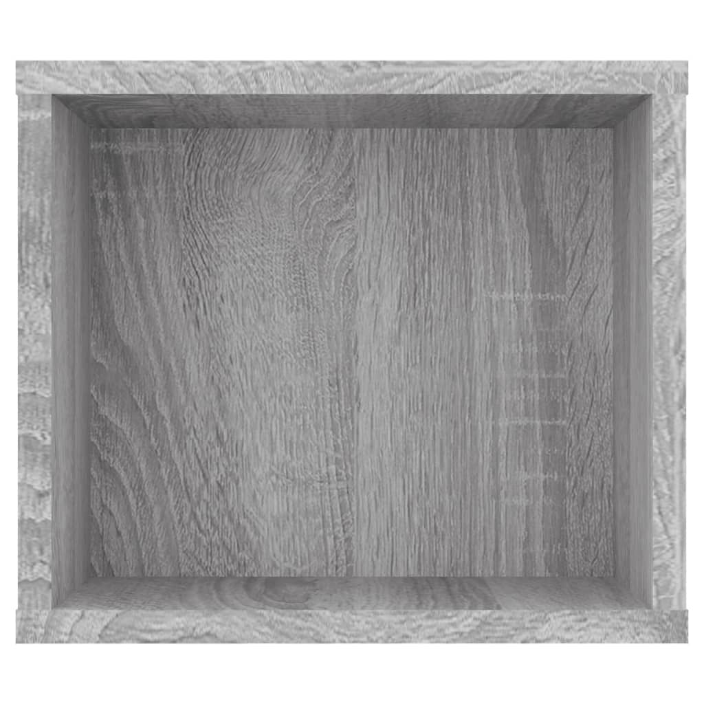 Tv-hangmeubel 100x30x26,5 cm bewerkt hout grijs sonoma eiken