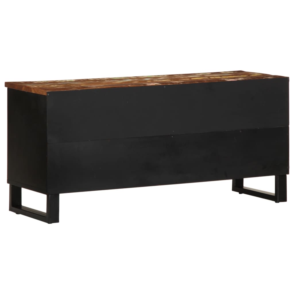 Tv-meubel 100x33x46 cm massief hout gerecycled en bewerkt hout