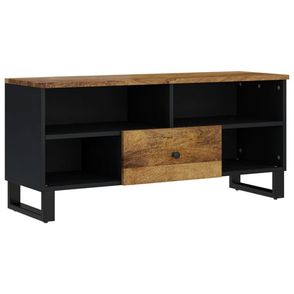 Tv-meubel 100x33x46 cm massief mangohout en bewerkt hout