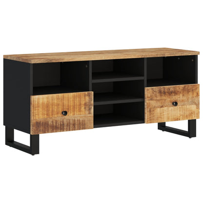 Tv-meubel 100x33x46 cm massief mangohout en bewerkt hout