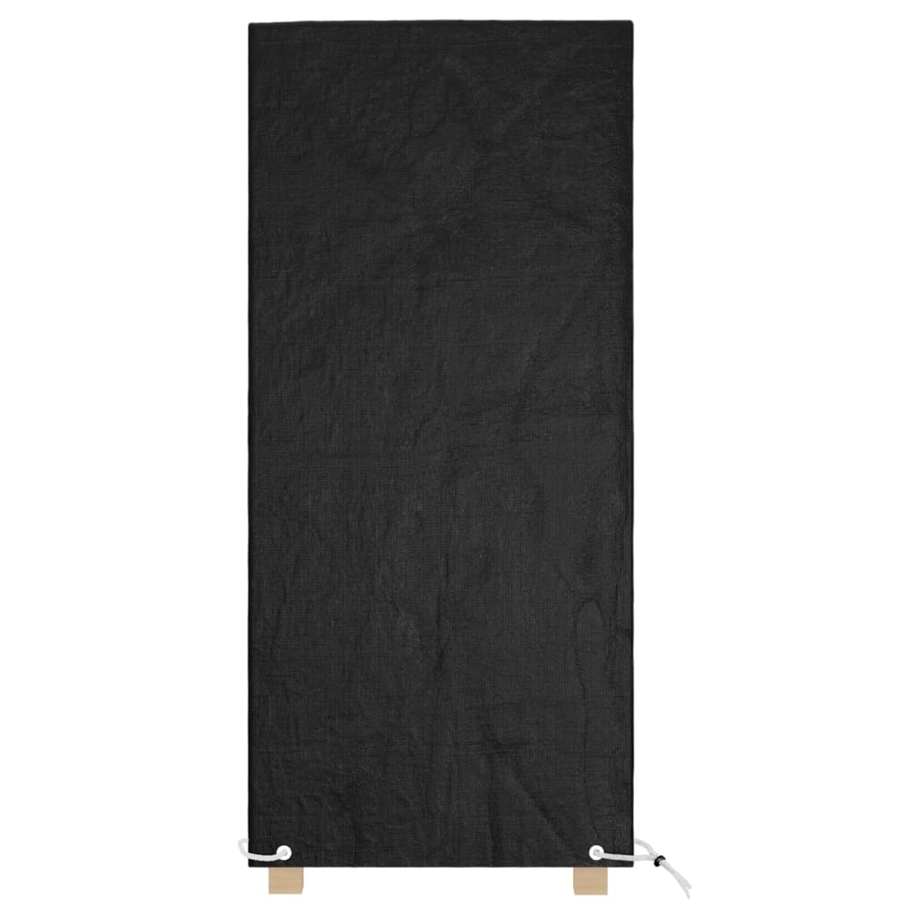 Tuinstoelhoezen 2 st 8 oogjes 75x70x140 cm polyetheen