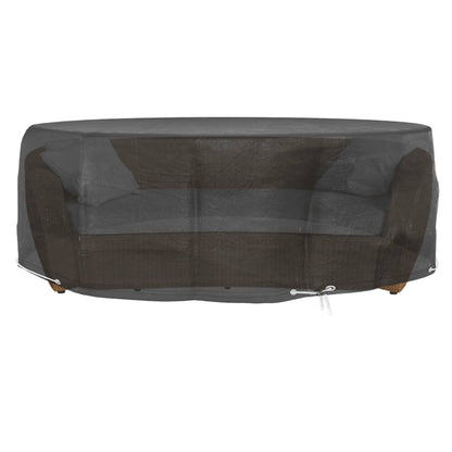 Tuinmeubelhoes eilandlounge 10 oogjes rond Ø 236x67 cm