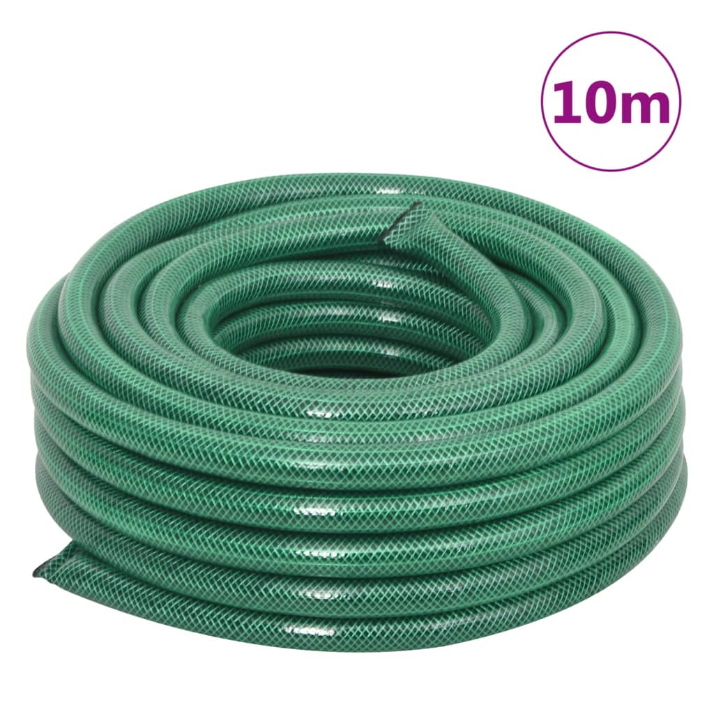 Tuinslang met koppelingsset 0,75'' 10 m PVC groen