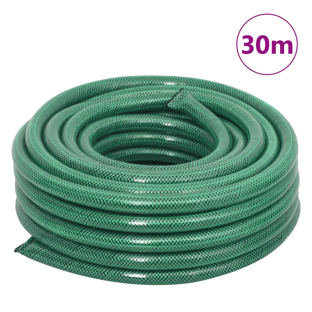 Tuinslang met koppelingsset 0,75'' 30 m PVC groen