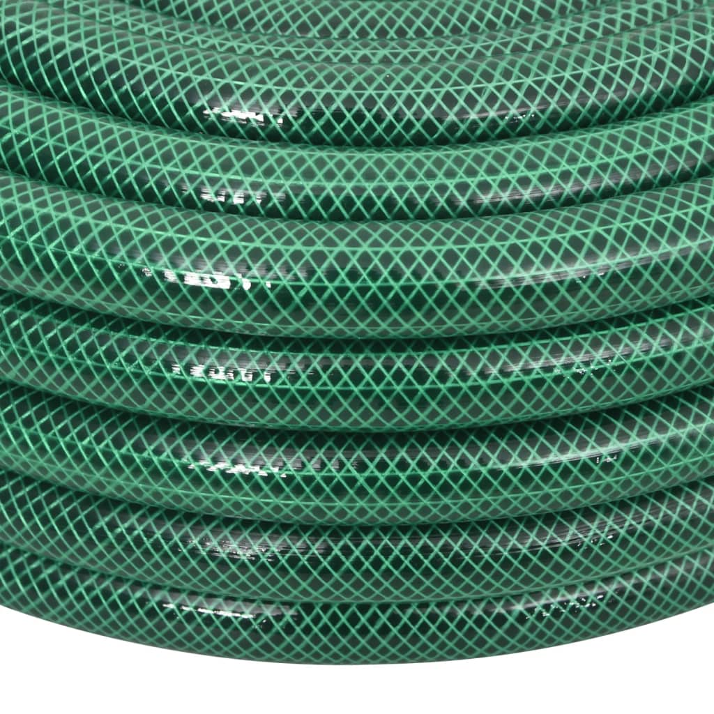 Tuinslang met koppelingsset 0,75'' 30 m PVC groen