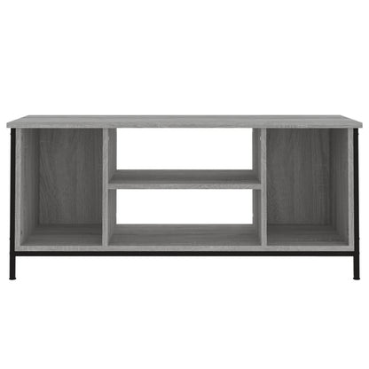 Tv-meubel 102x35x45 cm bewerkt hout grijs sonoma eikenkleurig