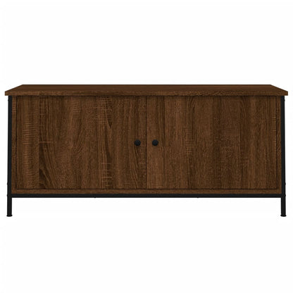 Tv-meubel 102x35x45 cm bewerkt hout sonoma eikenkleurig