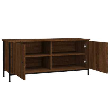 Tv-meubel 102x35x45 cm bewerkt hout sonoma eikenkleurig