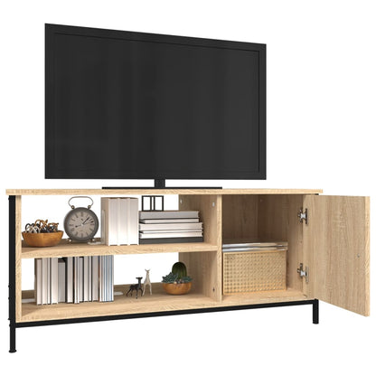 Tv-meubel 100x40x45 cm bewerkt hout sonoma eikenkleurig