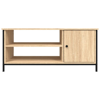 Tv-meubel 100x40x45 cm bewerkt hout sonoma eikenkleurig