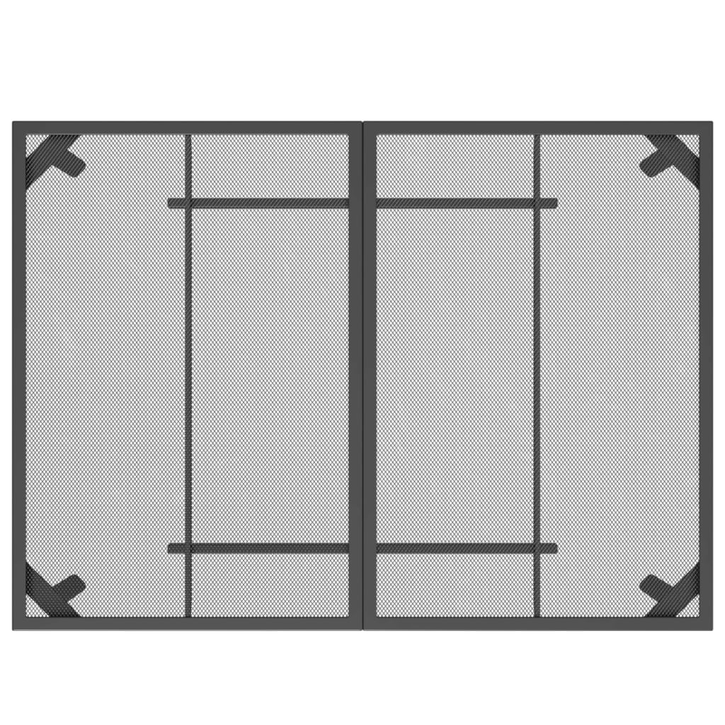 Tuintafel 110x80x72 cm staalgaas antracietkleurig