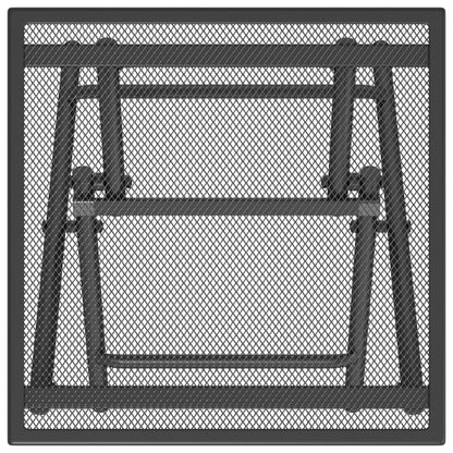 Tuintafel 38x38x38 cm staalgaas antracietkleurig