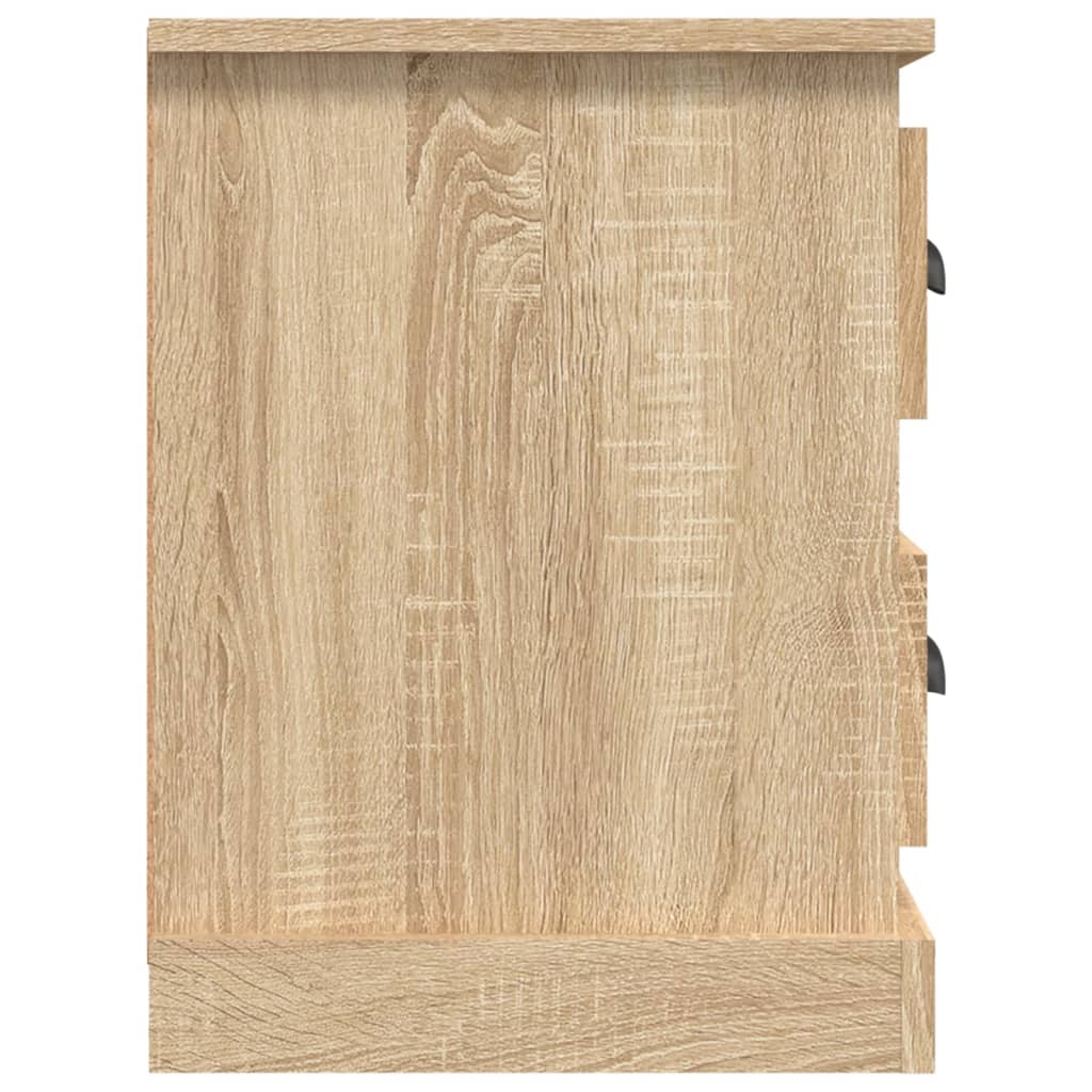 Tv-meubel 102x35,5x47,5 cm bewerkt hout sonoma eikenkleurig