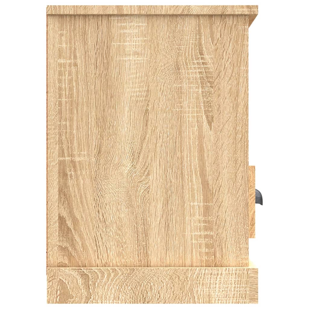 Tv-meubel 100x35x50 cm bewerkt hout sonoma eikenkleurig