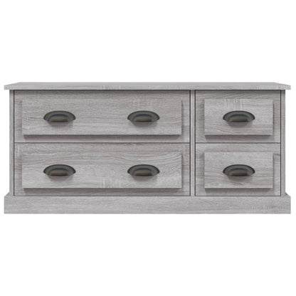 Tv-meubel 100x35,5x45 cm bewerkt hout grijs sonoma eikenkleurig